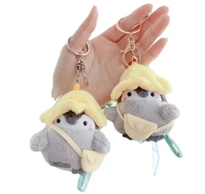 Mini Söt Pingvin Plysch Nyckelring