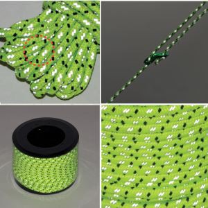 สะท้อนแสง Outdoor Tent เชือกคงที่