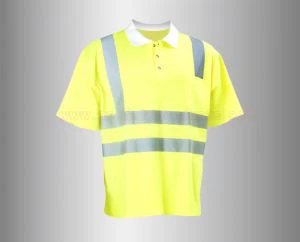 เสื้อโปโลแขนสั้น Hi Vis