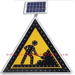 ป้ายจราจรเตือนความปลอดภัยจากแสงอาทิตย์ LED